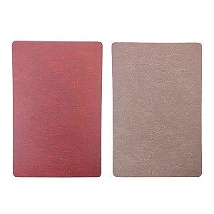 Jogo Americano Duplaface Cores Rústicas - Elegantes