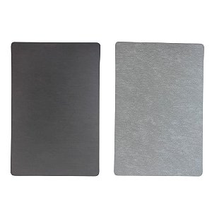 Jogo Americano Preto e Cinza - Moderno Minimalista