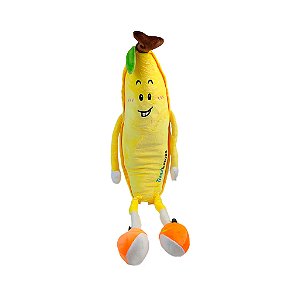 Brinquedo de Pelúcia Banana com Tênis