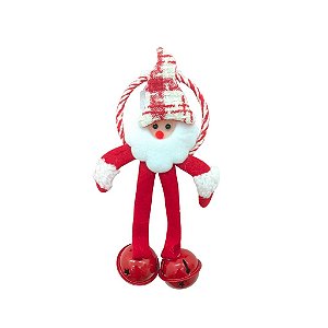 Enfeite de Natal Guirlanda com Papai Noel em pé - Allmini