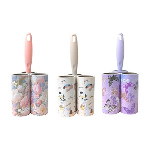 Conjunto Rolo Adesivo Com  Refil - Allmini
