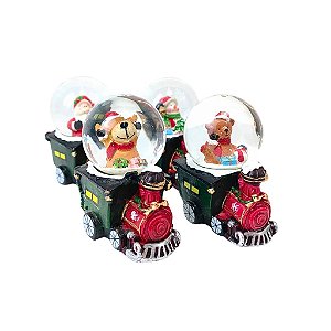 Ornamento Globo de Neve Natalina P - Allmini
