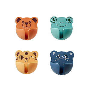 Suporte de Parede Para Plugues/ Modelo Ursos - Allmini