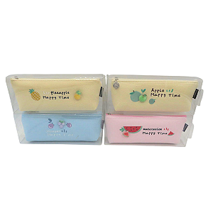 Necessaire Multiuso Tecido Fruits Happy Time - Allmini