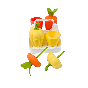 Picoleteira Cenoura e Pimentão com 4