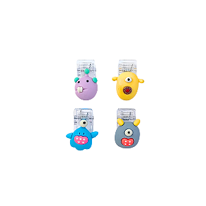 Conjunto de Prendedores de Papel, Monstrinhos - Allmini