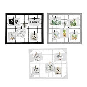 Grade para Pendurar as Fotos com Prendedores