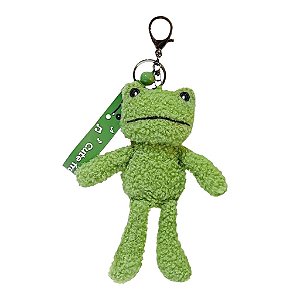 Chaveiro de Pelúcia Sapinho Verde