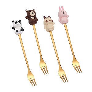 Garfo de Sobremesa Animais
