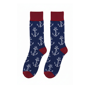 Meia Cano Médio Feminina Âncora do Mar - Allmini