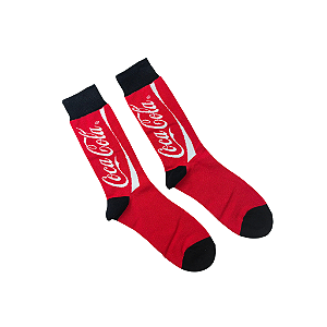 Meia Cano Médio Coca Cola - Allmini