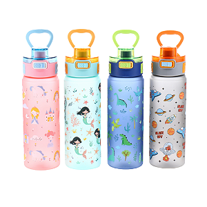 Garrafa de Plástico Desenhos Animados - Allmini