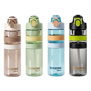 Garrafa de Água Hunning Colors 600 ml