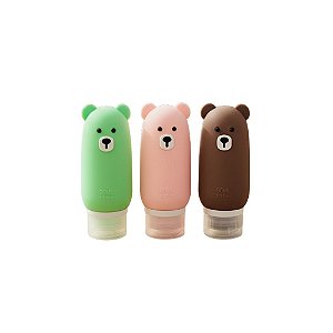 Frasco de Silicone Ursinho Fofinho