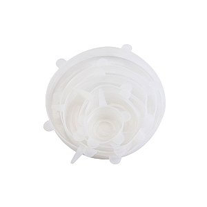 Kit Tampa de Silicone Transparente