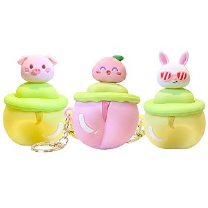 Chaveiro Antiestresse Bichinhos no Cestinho