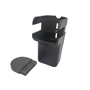 Lixeira de Mesa com Mini Vassoura