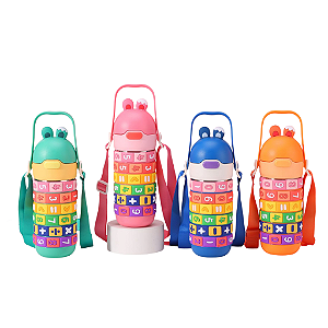 Garrafa Térmica Números Coloridos 425ml