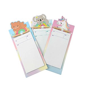Bloco De Anotações para Geladeira Animais - Allmini