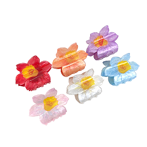 Prendedor De Cabelo Flor Narciso 6cm