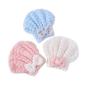 Toalha de Cabelo Touca Laço Color