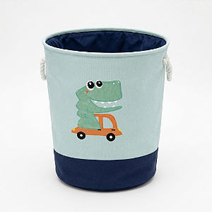 Cesto Organizador Infantil Dinossauro com Alça