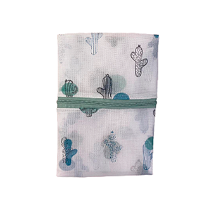 Protetor Para Lavar Roupa Estampa Cactus 50 X 60 Cm
