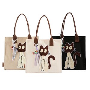 Bolsa Sacola Gato Relevo - Allmini
