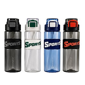 Garrafa de Água Sport Click com Alça - Allmini