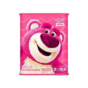 Bala em Lata Toy Story Lotso Pêssego 105g