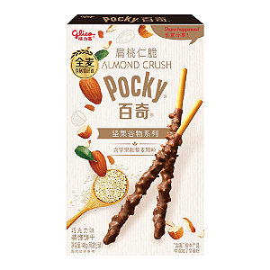 Pocky Almond Crush Chocolate com Amêndoas 48g