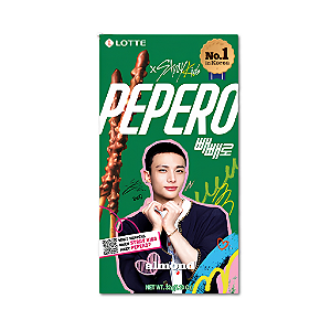Pepero Lotte Stray Kids – Chocolate com Amêndoas 32g