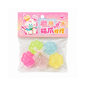 Squishy Antiestresse Patinhas Coloridas