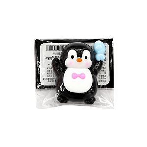 Squishy Antiestresse Pinguim com Gravata Borboleta