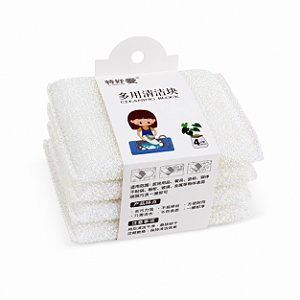 Kit Esponja de Limpeza para Louças – 4 Unidades