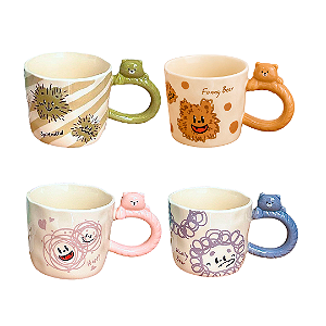 Caneca de Cerâmica Ursinho na Alça