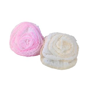 Bucha de Banho Rosa de Espuma - Allmini