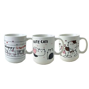 Caneca Gatinhos Happy Love - Allmini