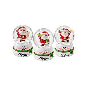 Ornamento Globo de Neve, Dupla de Neve - Allmini