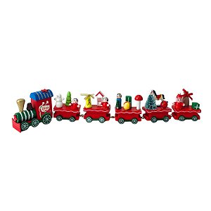 Ornamento de Trem de Natal Expresso Festivo do Papai Noel
