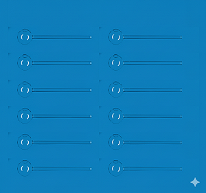 10 Pçs Oil Pipe De Vidro 15cm, bola 30mm, furo 8mm