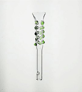 Piteira anti stress 6mm x 7cm verde