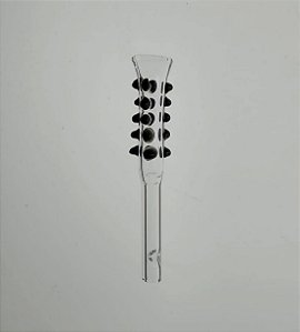 Piteira anti stress 6mm x 7cm preto