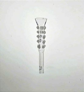 Piteira anti stress 6mm x 7cm branca