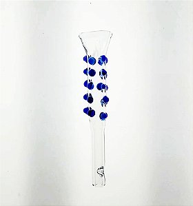 Piteira anti stress 5mm x 7cm azul