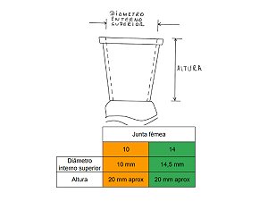Kit bong carretel 14mm + Domeless gancho macho 14mm