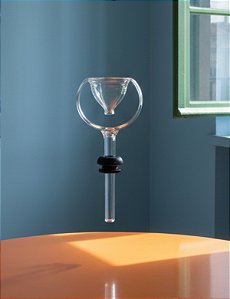 Bowl downstem, cone de 5cm adjustável, para furos de 9-10mm