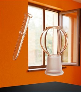 Dome de vidro Fêmea 14, com prego