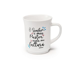 Caneca Americana Branca Decorada Salmo 220 ml