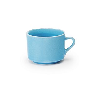 Xícara Chá Lisa Azul 150 ml